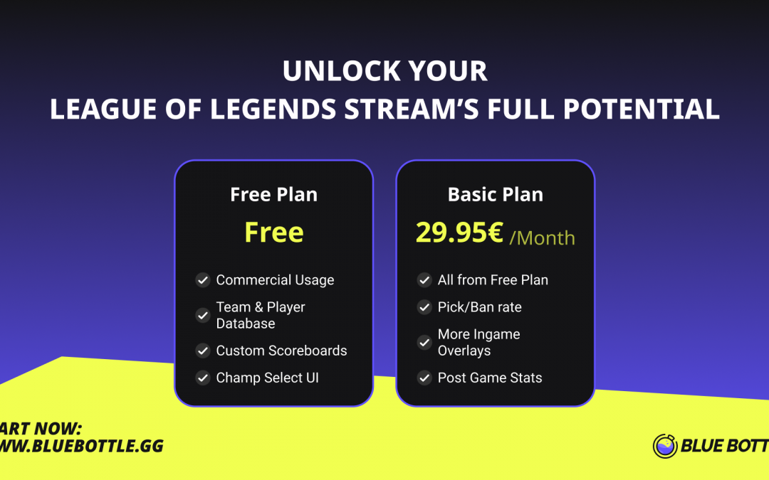 BlueBottle Launches League Broadcast